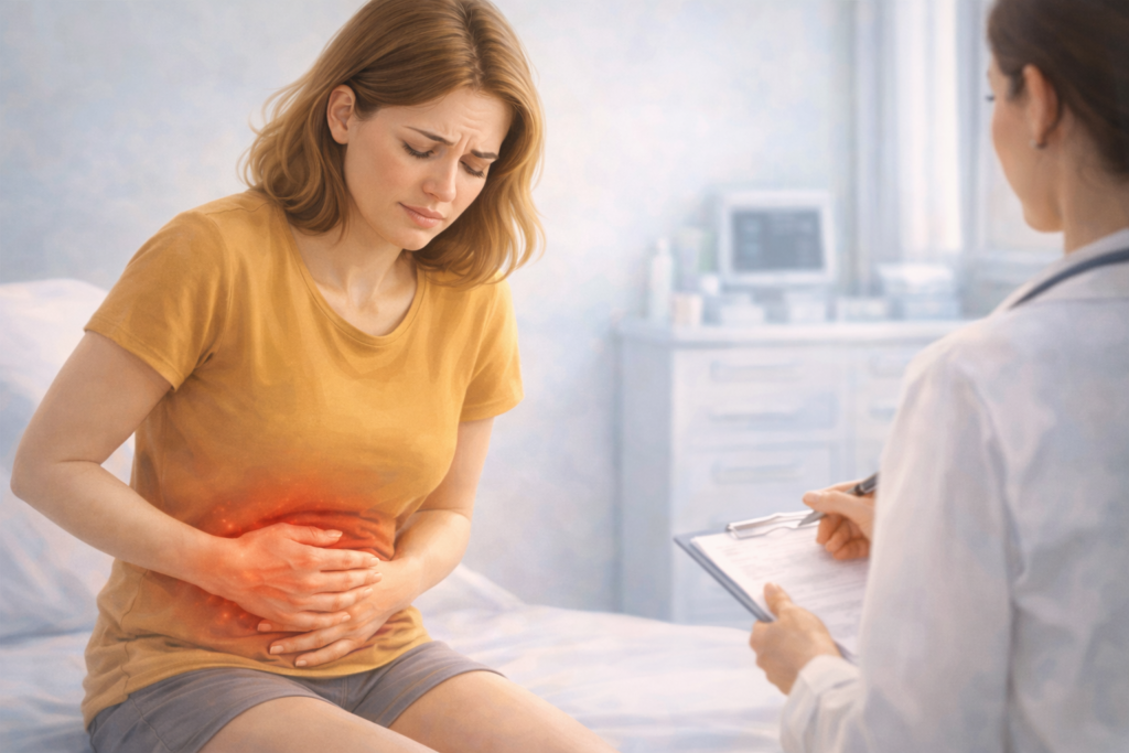 “Common gynecological problems women should not ignore shown through a women’s health awareness and empowerment concept.”