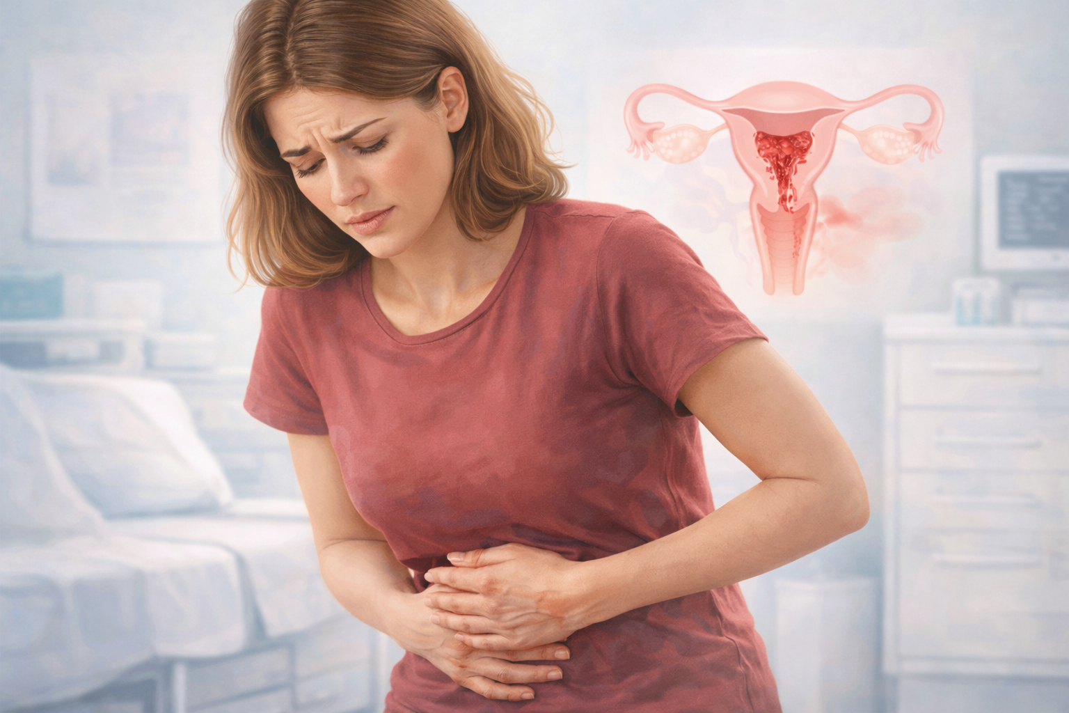 “Healthcare awareness visual reflecting common gynecological problems women should not ignore and the value of preventive checkups.”